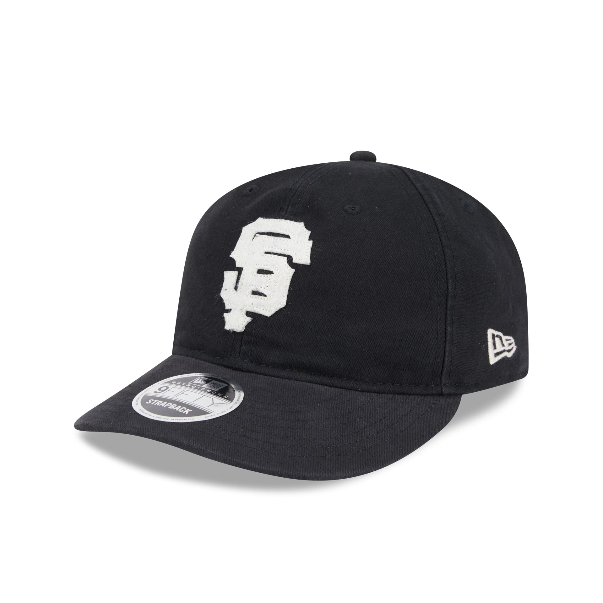 San Francisco Giants Canvas Felt Retro Crown 9FIFTY Strapback Hat