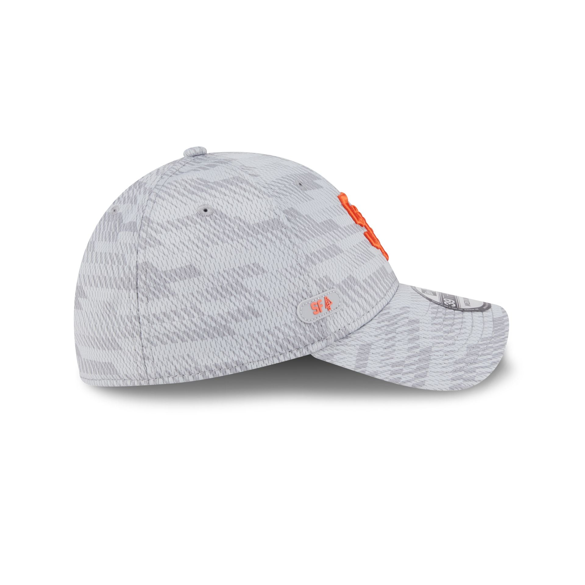 San Francisco Giants 2025 Clubhouse Gray 39THIRTY Stretch Fit