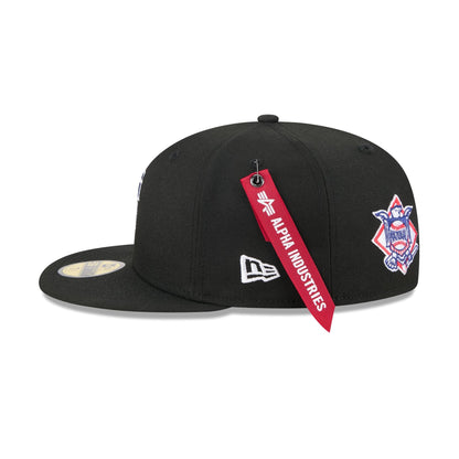 Alpha Industries x San Francisco Giants Black 59FIFTY Fitted Hat
